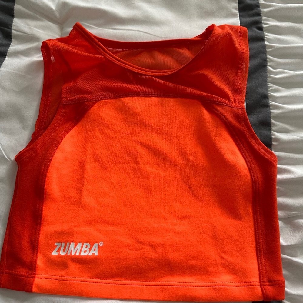 Zumba Mesh Crop Top NWOT Size XS